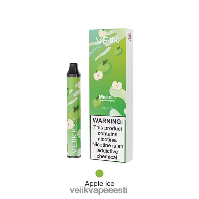 FLT08X19 õunajää VEIIK Micko Pie ühekordne vape 600 pahvi - VEIIK Airo Pod Kit Eesti