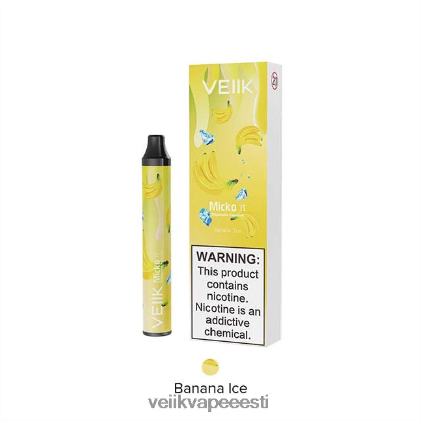 FLT08X25 banaani jää VEIIK Micko Pie ühekordne vape 600 pahvi - VEIIK Vape Price