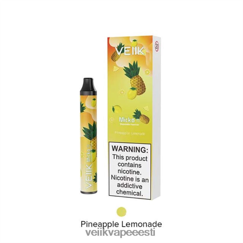 FLT08X27 ananassi limonaad VEIIK Micko Pie ühekordne vape 600 pahvi - VEIIK Vape Micko Q