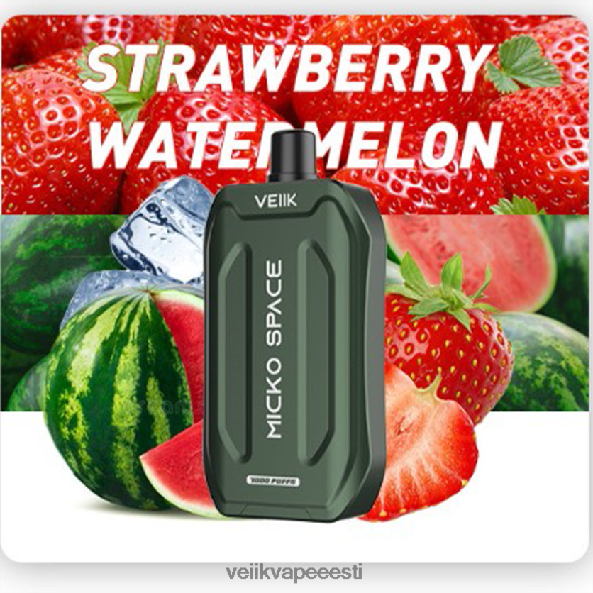 FLT08X33 maasikas arbuus VEIIK Micko Space ühekordne vape 7000 pahvi - VEIIK Airo Pod Eesti