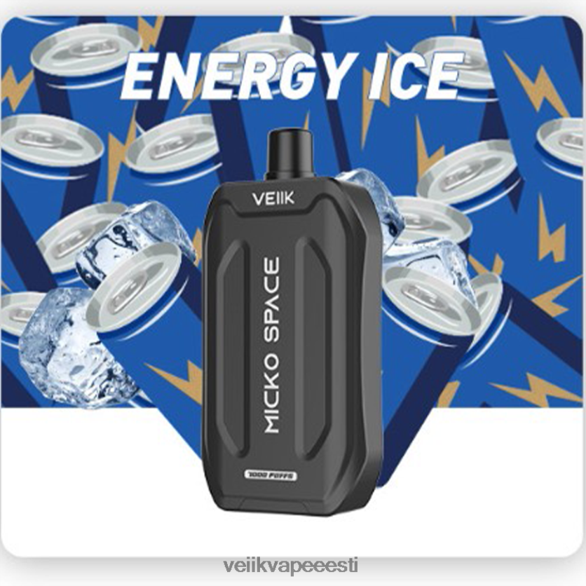 FLT08X34 energia jää VEIIK Micko Space ühekordne vape 7000 pahvi - VEIIK E Liquid