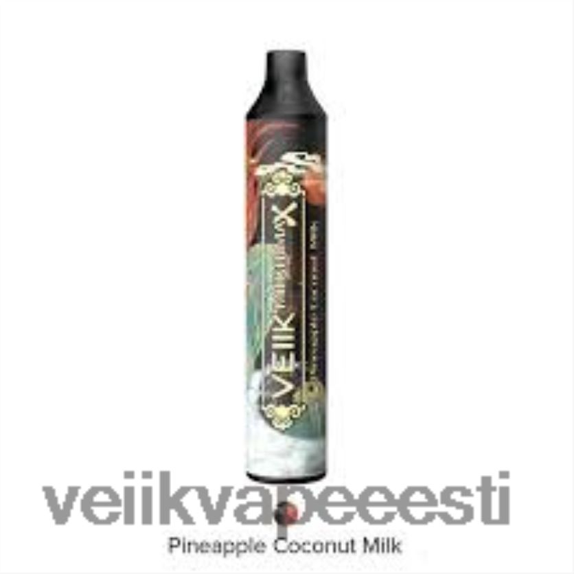 FLT08X44 ananassi kookospiim VEIIK Micko MAX ühekordne vape 1500 pahvi - VEIIK E Liquid