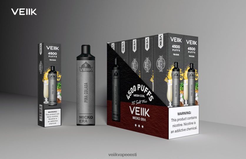 FLT08X4 pina colada VEIIK Micko Era 4500 pihustust ühekordselt 30 mg - VEIIK E Liquid